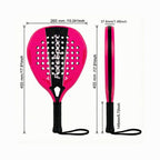 PatsSport Totem 3K Carbon Diamond Padel Racket – 3-Layer EVA Core