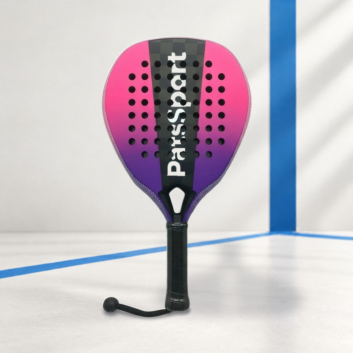 PatsSport Totem 3K Carbon Diamond Padel Racket – 3-Layer EVA Core