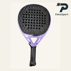 PatsSport Velvet Carbon Padel Racket – Black Face, 8 Pastel Frames