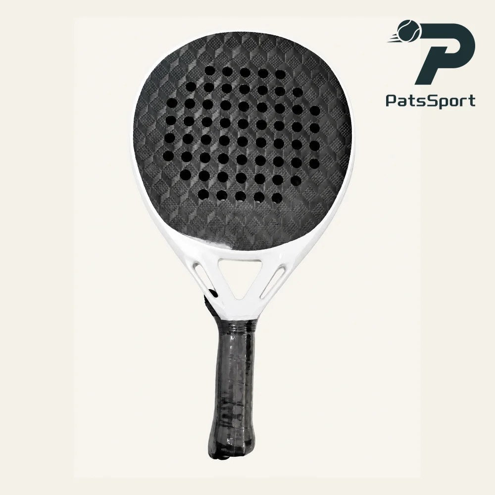 PatsSport Velvet Carbon Padel Racket – Black Face, 8 Pastel Frames