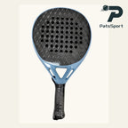 PatsSport Velvet Carbon Padel Racket – Black Face, 8 Pastel Frames