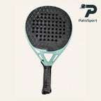 PatsSport Velvet Carbon Padel Racket – Black Face, 8 Pastel Frames