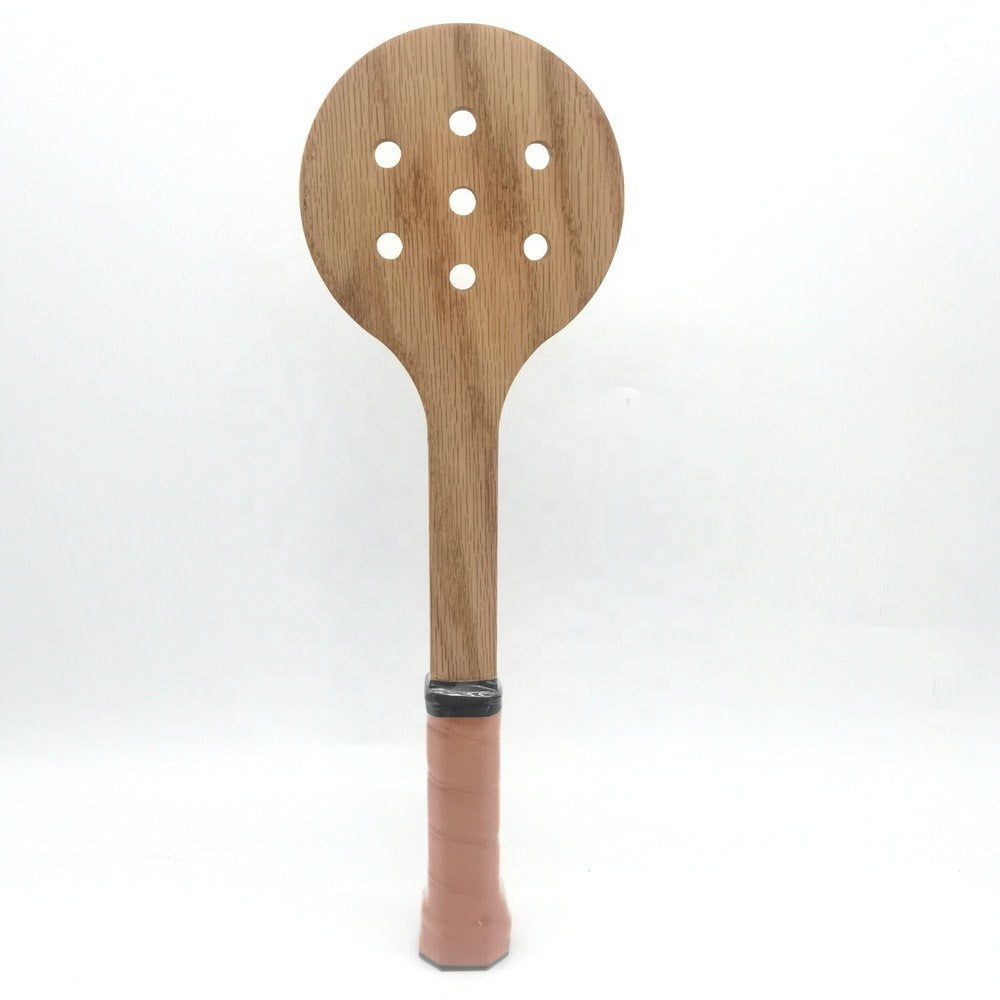 PatsSport Wooden Sweet-Spot Trainer – Padel Practice Paddle, 42 or 45 cm