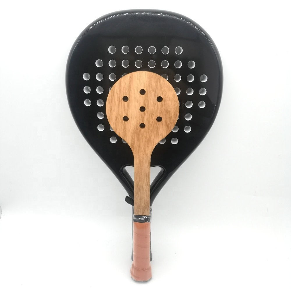 PatsSport Wooden Sweet-Spot Trainer – Padel Practice Paddle, 42 or 45 cm