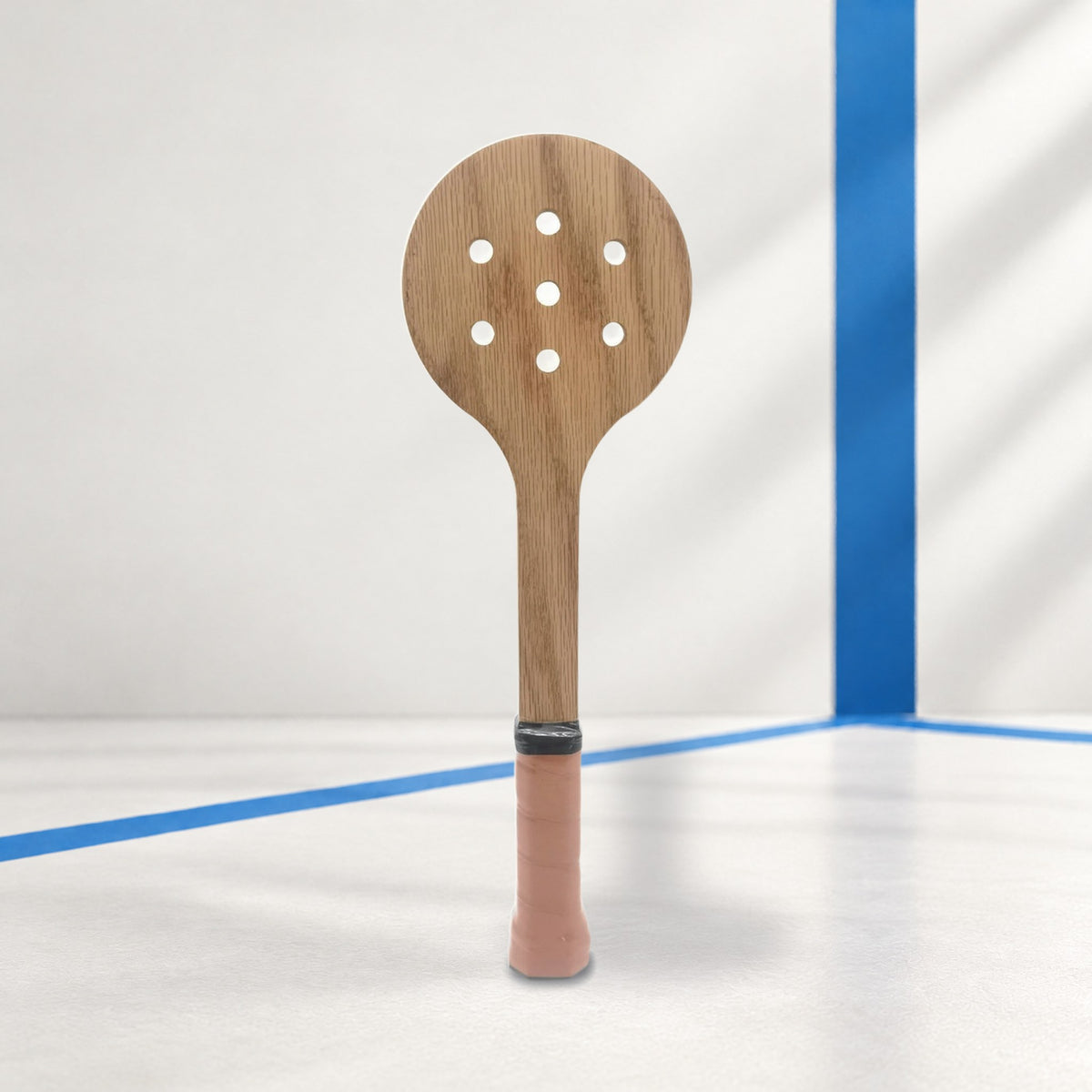 PatsSport Wooden Sweet-Spot Trainer – Padel Practice Paddle, 42 or 45 cm