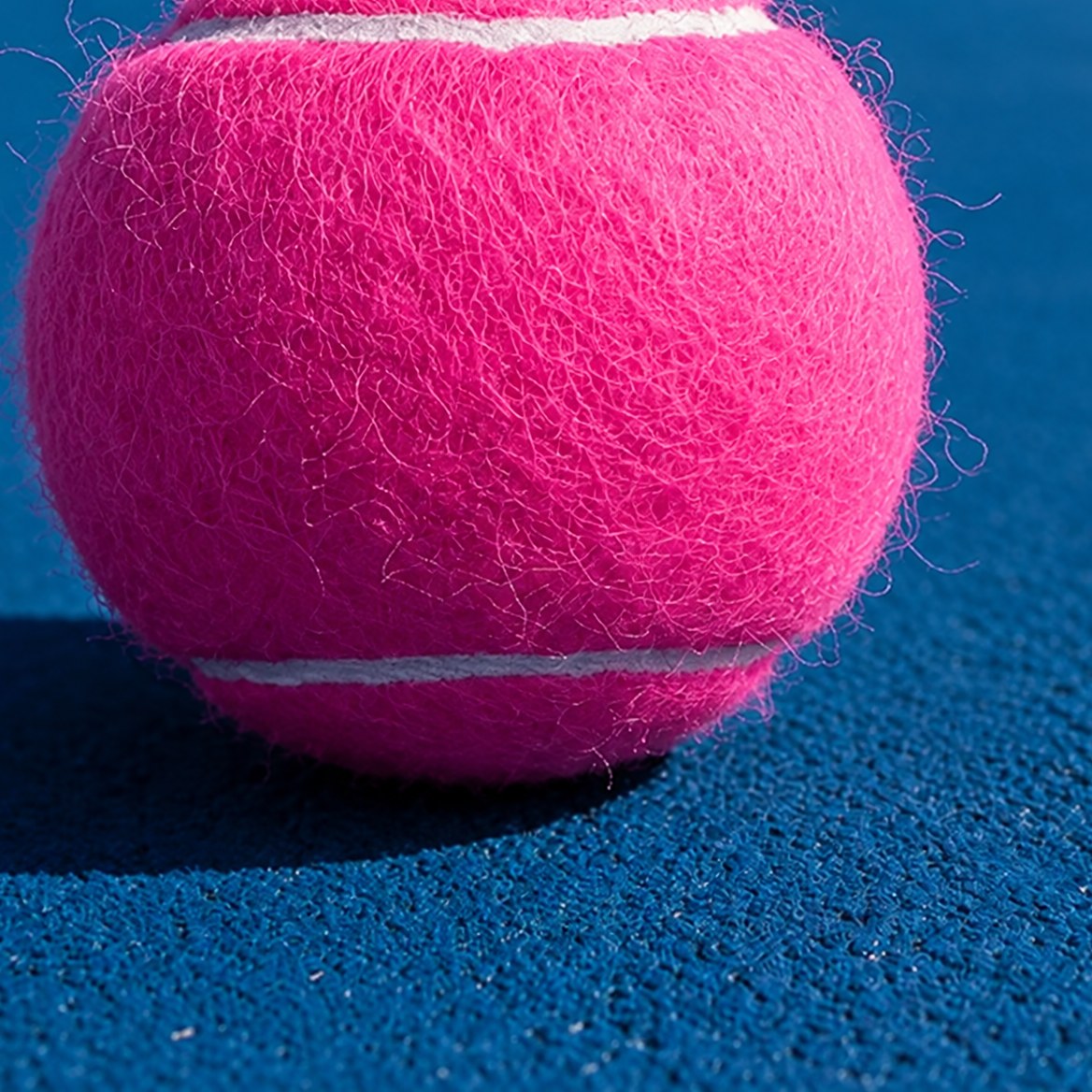 Pink Padel Balls, Pack of 3 in Sealed Can – Wool Felt & Natural Rubber