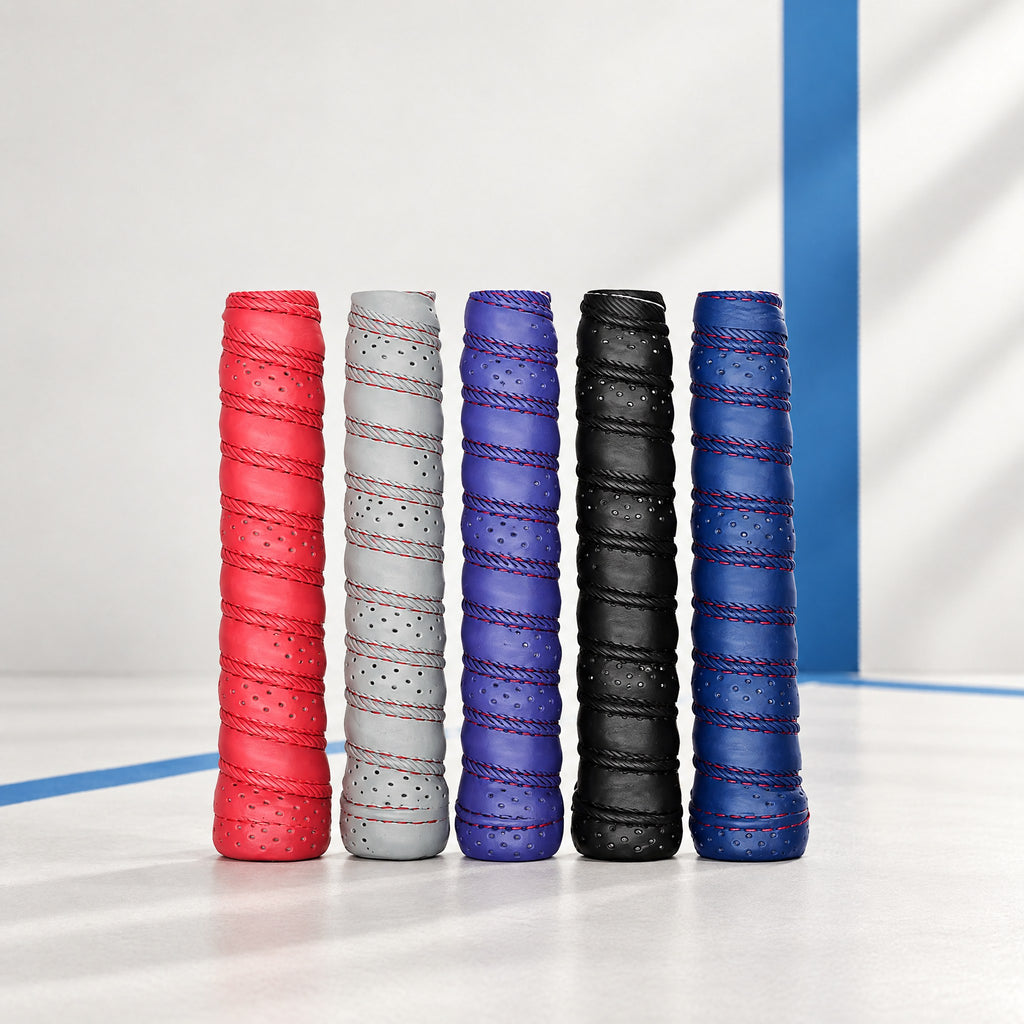 Raised-Ridge Replacement Racket Grip – Pack of 5
