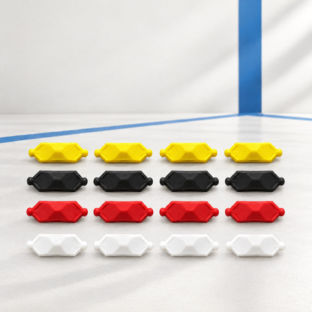Silicone Padel Grip Rings – Pack of 4, Anti-Slip & Anti-Vibration
