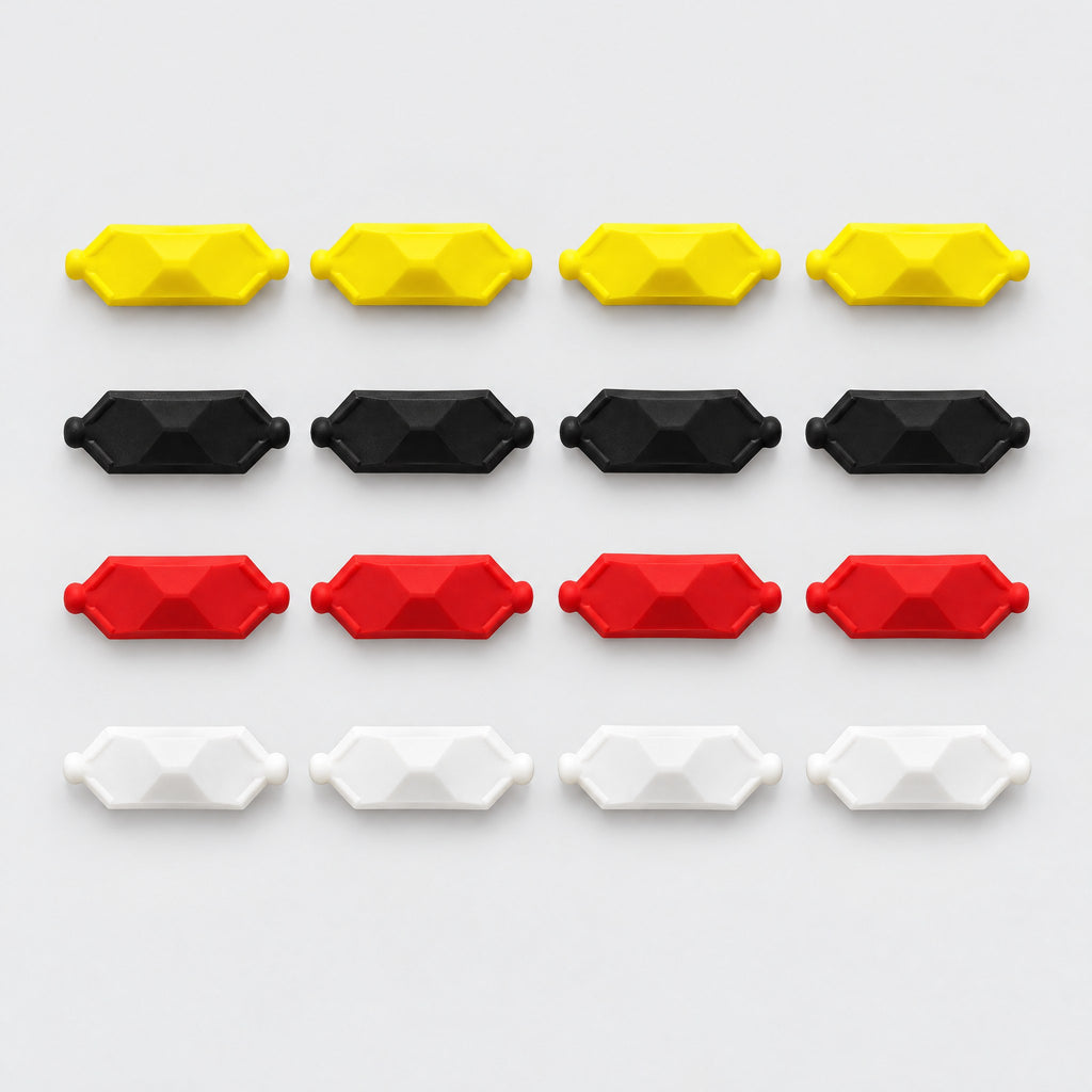 Silicone Padel Grip Rings – Pack of 4, Anti-Slip & Anti-Vibration
