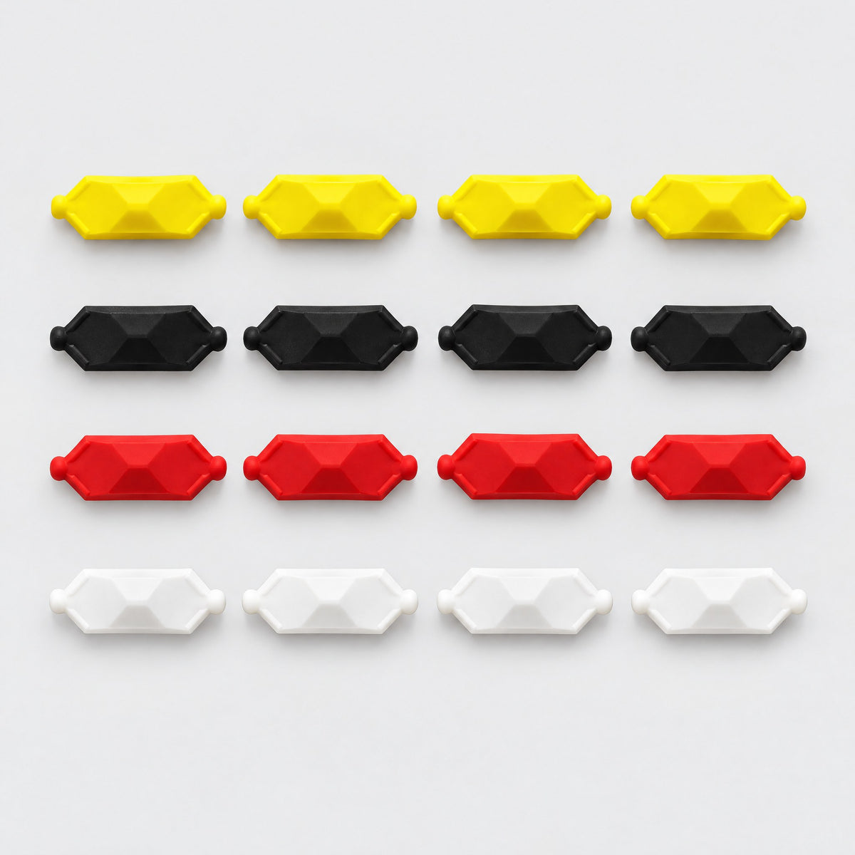 Silicone Padel Grip Rings – Pack of 4, Anti-Slip & Anti-Vibration