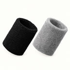 Terry Sweat Wristband for Padel – Black or Grey, Single or Pair