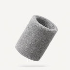 Terry Sweat Wristband for Padel – Black or Grey, Single or Pair