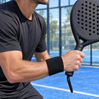 Terry Sweat Wristband for Padel – Black or Grey, Single or Pair
