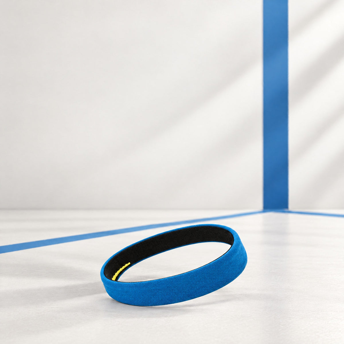 Thin Elastic Sports Headband with Sweat-Guide Strip