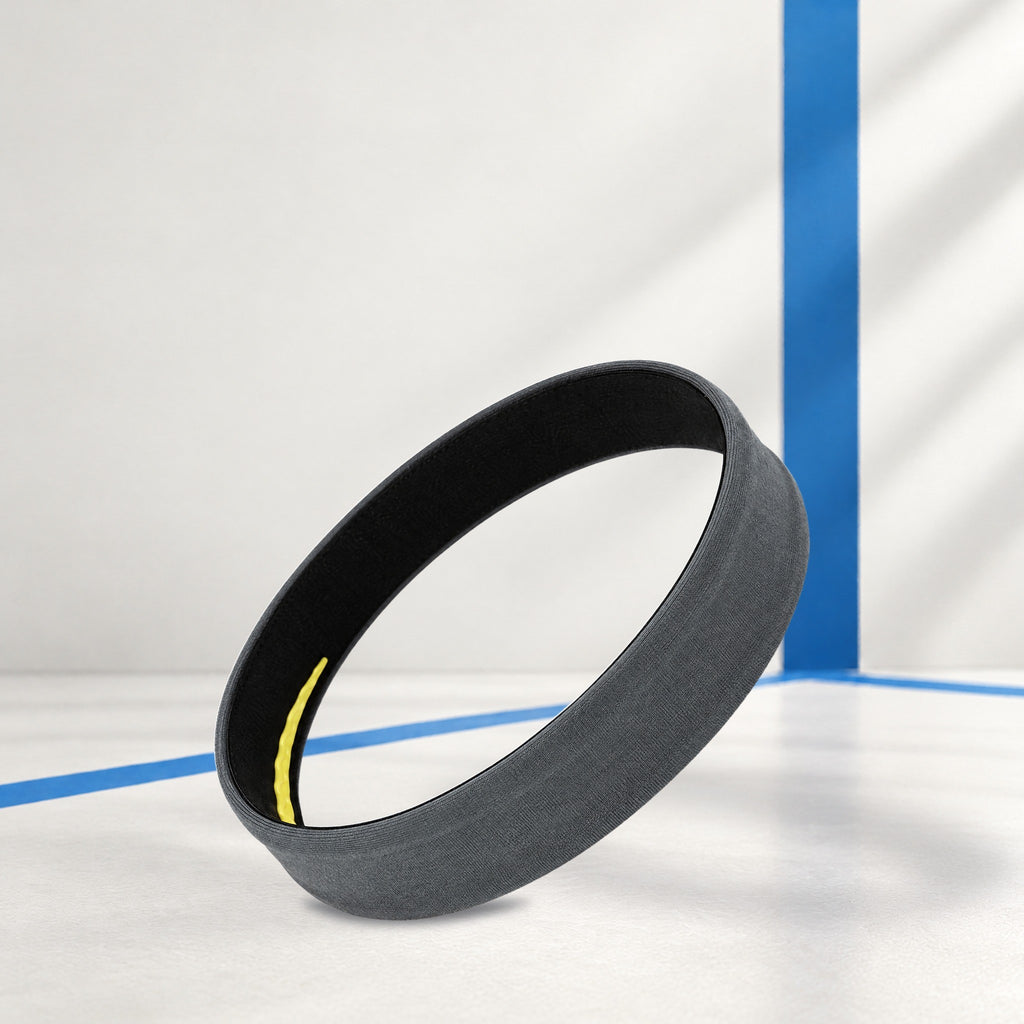 Thin Elastic Sports Headband with Sweat-Guide Strip
