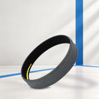 Thin Elastic Sports Headband with Sweat-Guide Strip