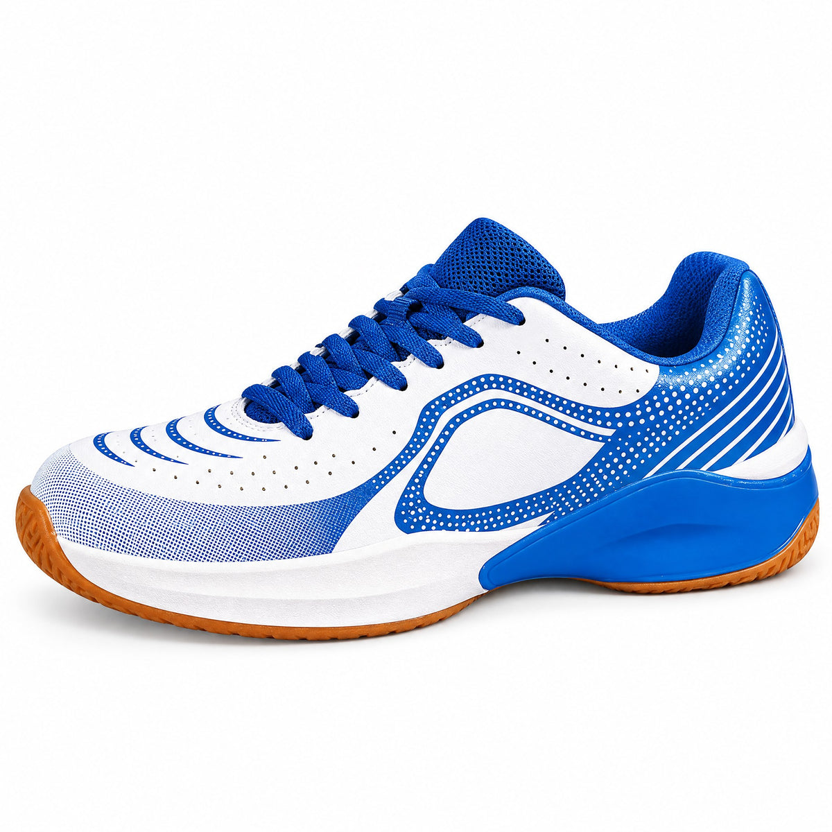 Unisex Court Shoes for Padel – Leather-Look Upper & Gum Rubber Sole