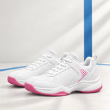 Unisex Leather-Look Court Shoes – Lightweight Padel & Indoor Trainers