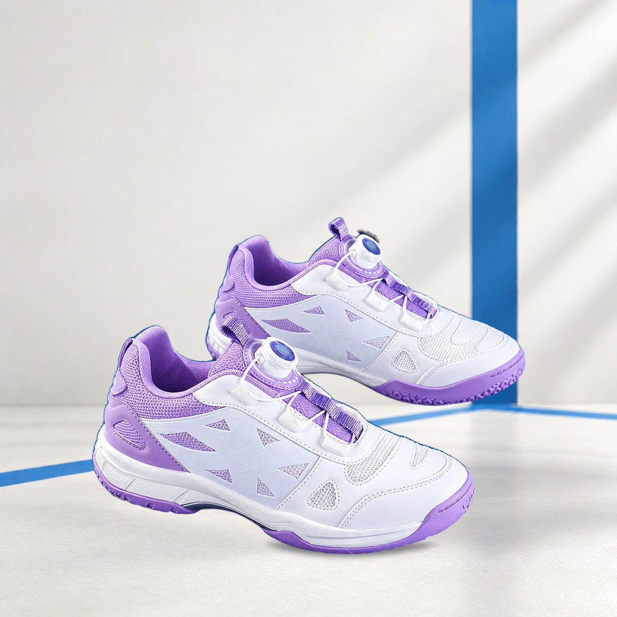 Women's Court Shoes with Quick-Lace Dial – Padel & Indoor Courts