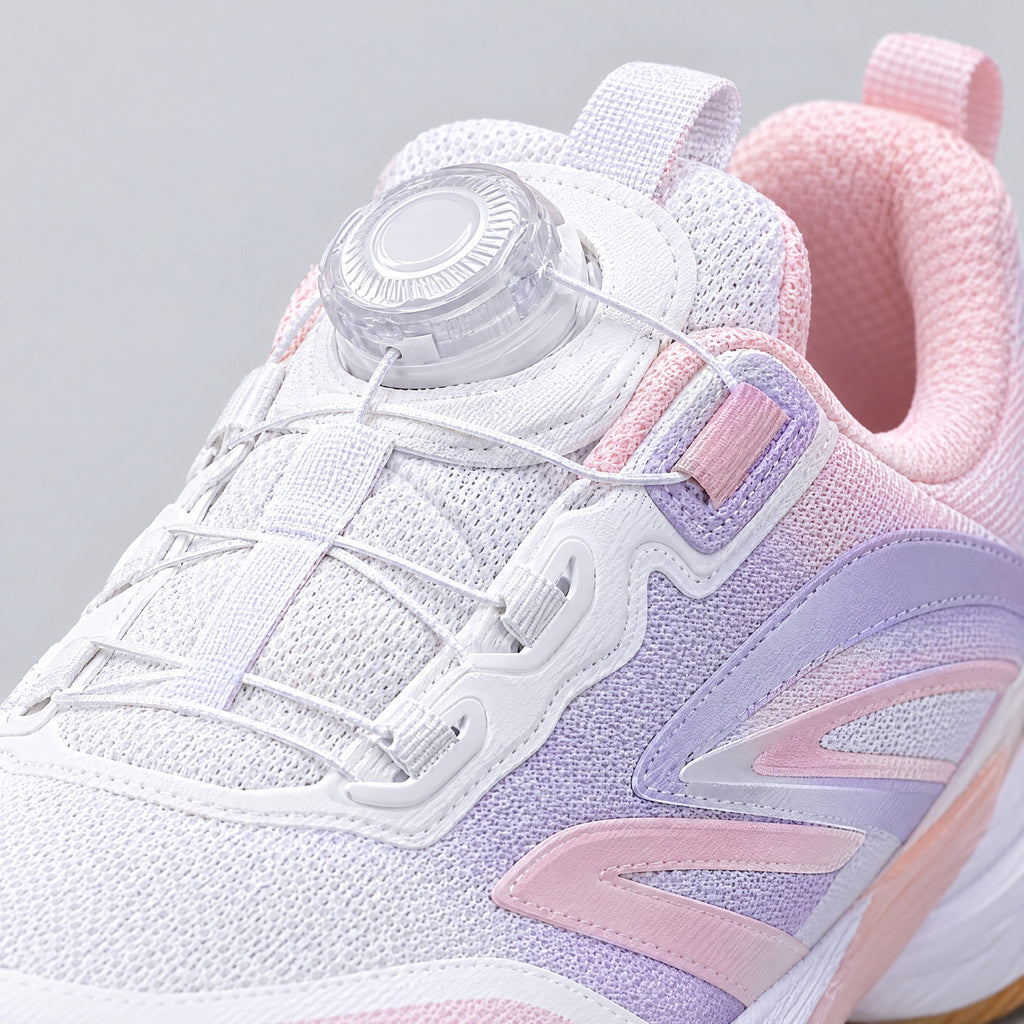 Women's Quick-Lace Dial Court Shoes – Pastel Padel Trainers